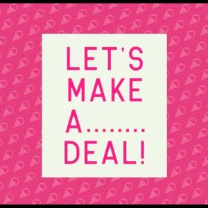 Welcoming all deals!